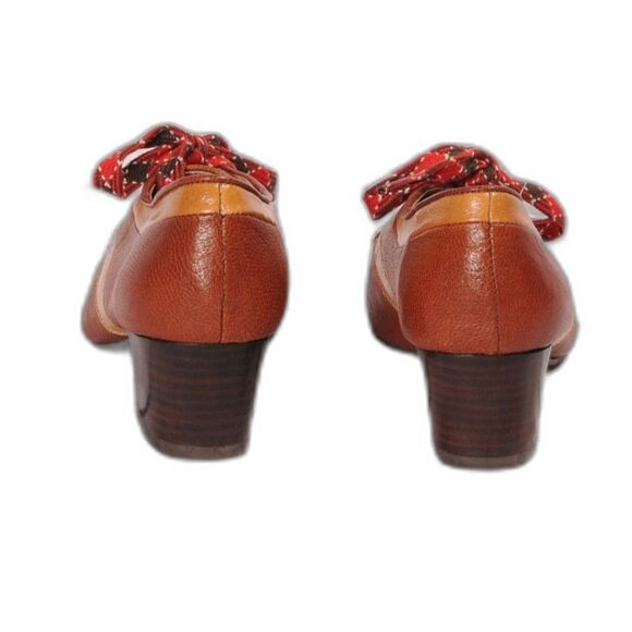 Anthropologie, Lucky Penny, Brown and Tan Oxford, Size 5.5 - Picture 4 of 8
